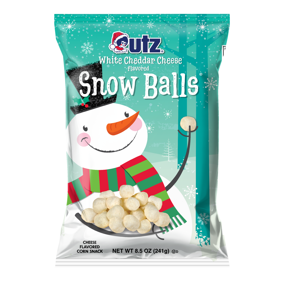 Utz Cheese Balls White Cheddar Snowballs 85 Oz Utz Quality Foods 