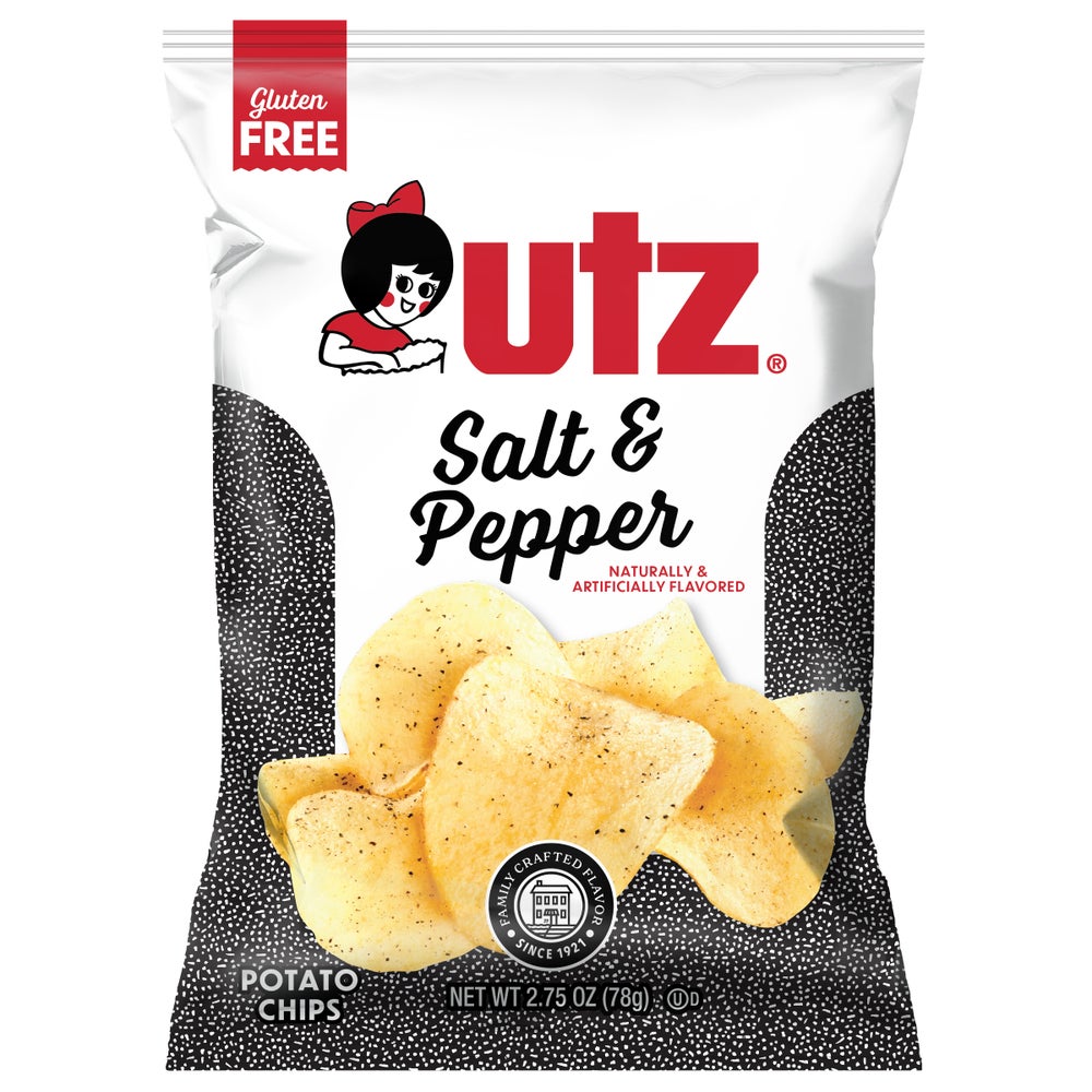 Utz Salt & Pepper Potato Chips Utz Quality Foods