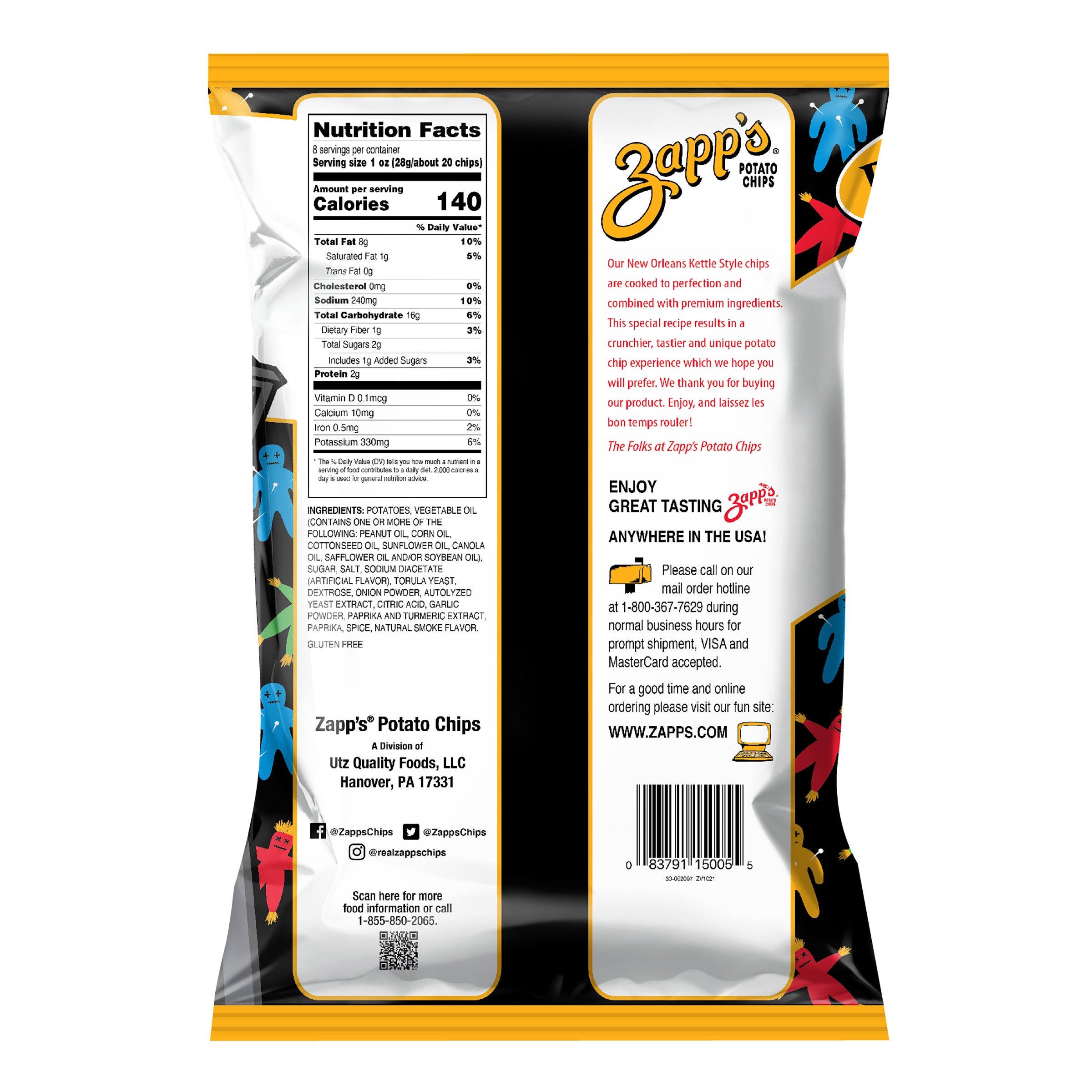 Zapp's Voodoo Chips Bag Coffee Mug – Utz Quality Foods